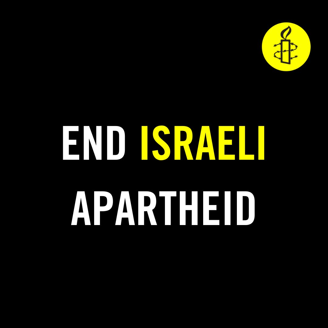 AmnestyIreland's tweet photo. This week is #ApartheidWeek - where we and others call out the Israeli apartheid of Palestine.
Over 220 Palestinians have been killed by Israeli forces in the last 12 months alone.
Israel must be held to account. The struggle to end apartheid must go on. #EndIsraeliApartheid https://t.co/9SnWjoylM2