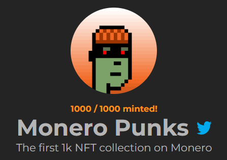Monero Punks tweet media