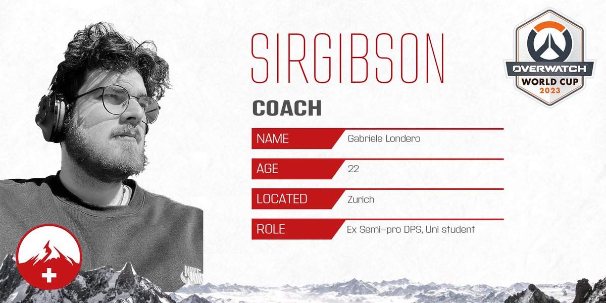 SwitzerlandOWWC's tweet photo. Ladies and Gentlemen

🇨🇭 We're proud and excited to present you this year's committee of Team Switzerland! #OWWC2023 

GM: @Slayz_ing 
 
Coach: @Sir__Gibson 
 
CL: @Dockait_OW 
 
@SwitzerlandOWWC team is BACK!🔥

#HoppSchwiiz 🇨🇭 https://t.co/edgmL946fu