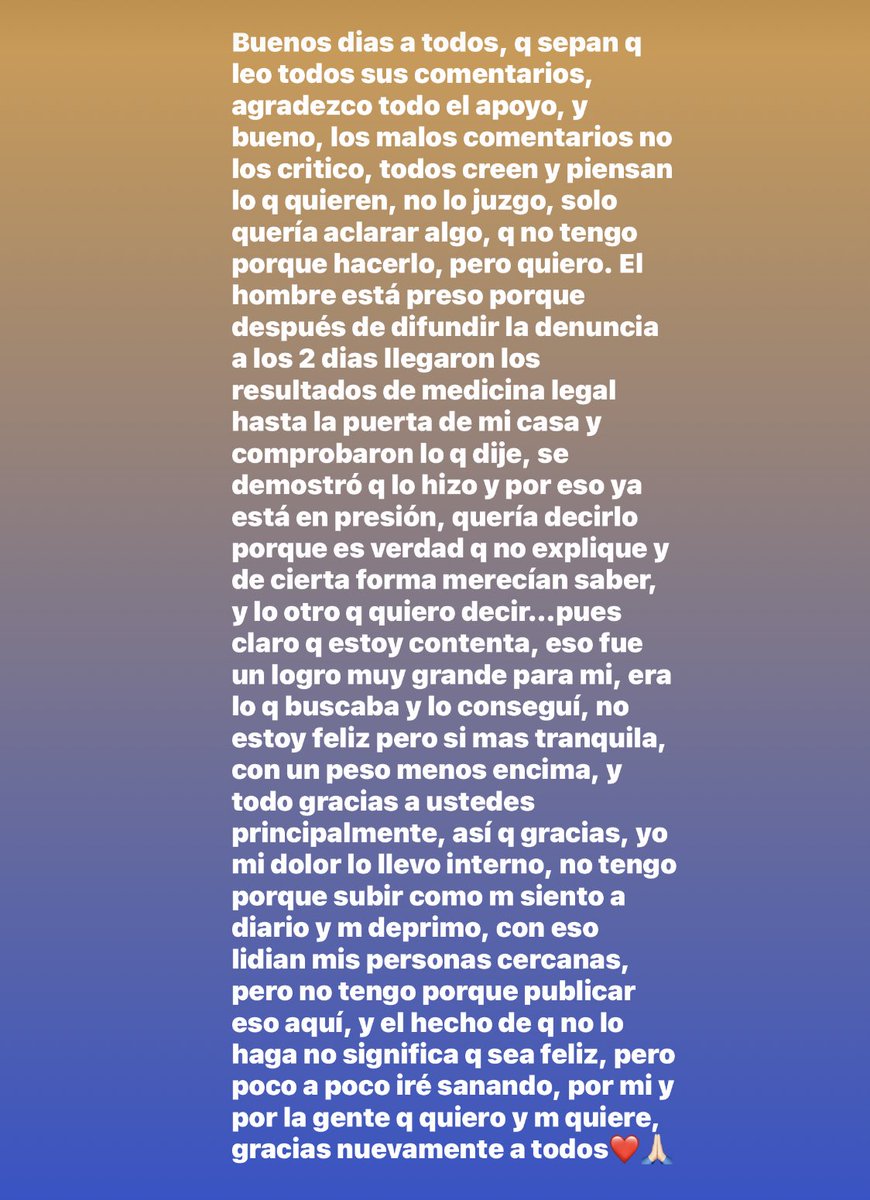 GRACIAS POR TANTO APOYO🙏🏻❤️por ser tan especiales sin conocerme y por ayudarme desde el primer momento🙏🏻❤️
