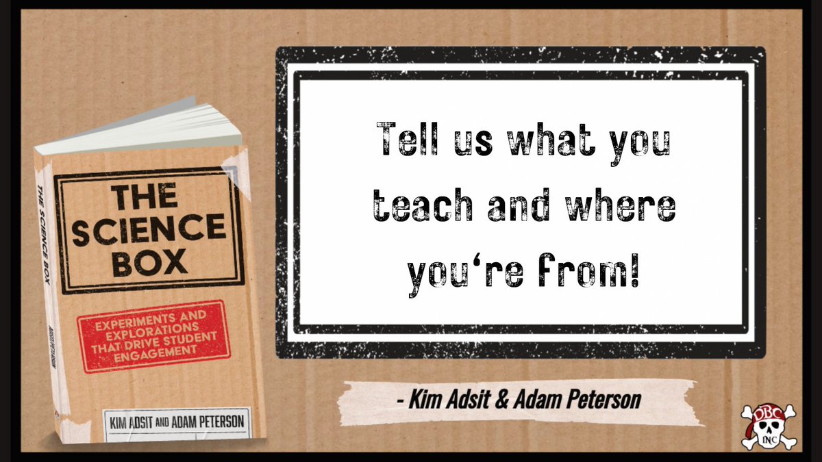 AdamPetersonEdu's tweet image. Welcome to #tlap to chat about all things #thesciencebox!

Introduce yourself - we&apos;re excited you&apos;re here!
@kindergals