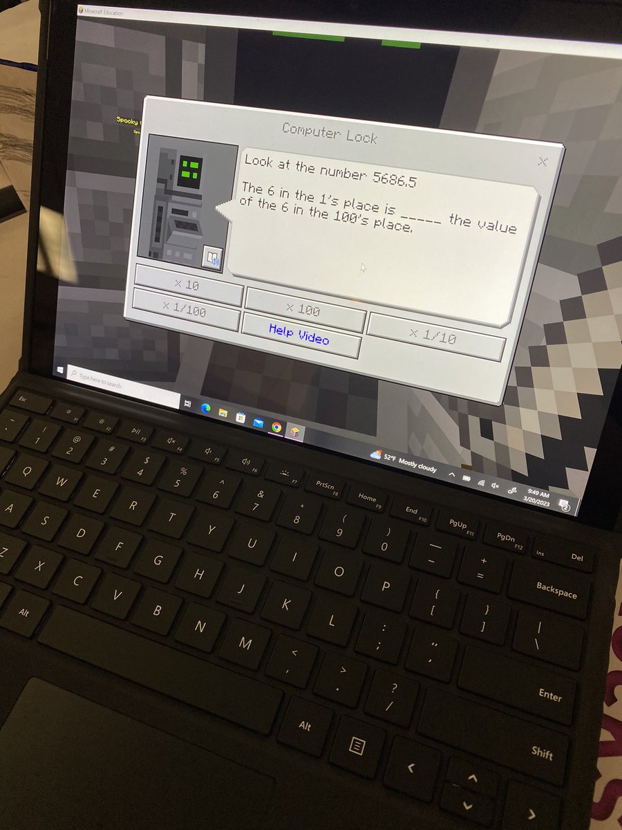 MrsChristy620's tweet photo. Instant engagement on a rainy day. Thank you @PlayCraftLearn for making decimals fun! https://t.co/e5Kd2KTrap