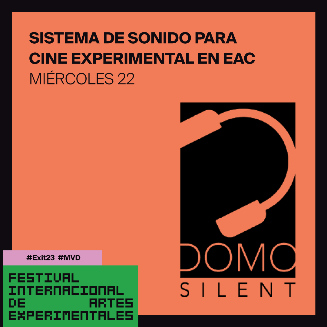 ¡Estamos muy felices de comunicarles que DOMO SILENT nos acompaña en otra edición de EXIT’23! ⚡️🎧
El sistema de sonido estará colaborando con sus auriculares para el concierto de Cine Experimental, este miércoles 22 a las 21:00 hs en EAC