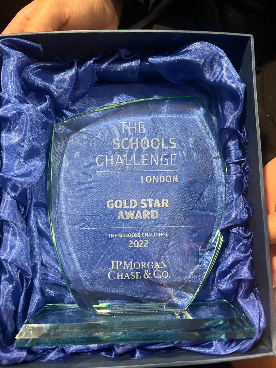 excelsiorcst's tweet photo. We would like to say a huge congratulations to our Year 9 students for winning two awards as part of the JP Morgan’s Schools Challenge. Students were recognised for their problem solving, creativity, listening and speaking skills! Amazing achievement, well done! #awards #petchey https://t.co/I4VHNZyplk