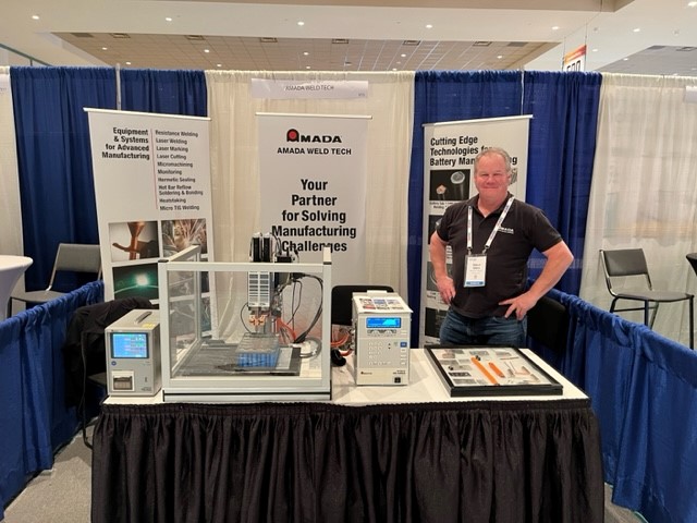 AMADAWELDTECH's tweet image. We will be exhibiting at the International Battery Seminar booth 315. Stop by our booth, we will be demonstrating our #battery pack welding equipment, our &quot;gold standard&quot; #weldmonitoring equipment, along with a compact automation solution for battery packs.  #ResistanceWelding