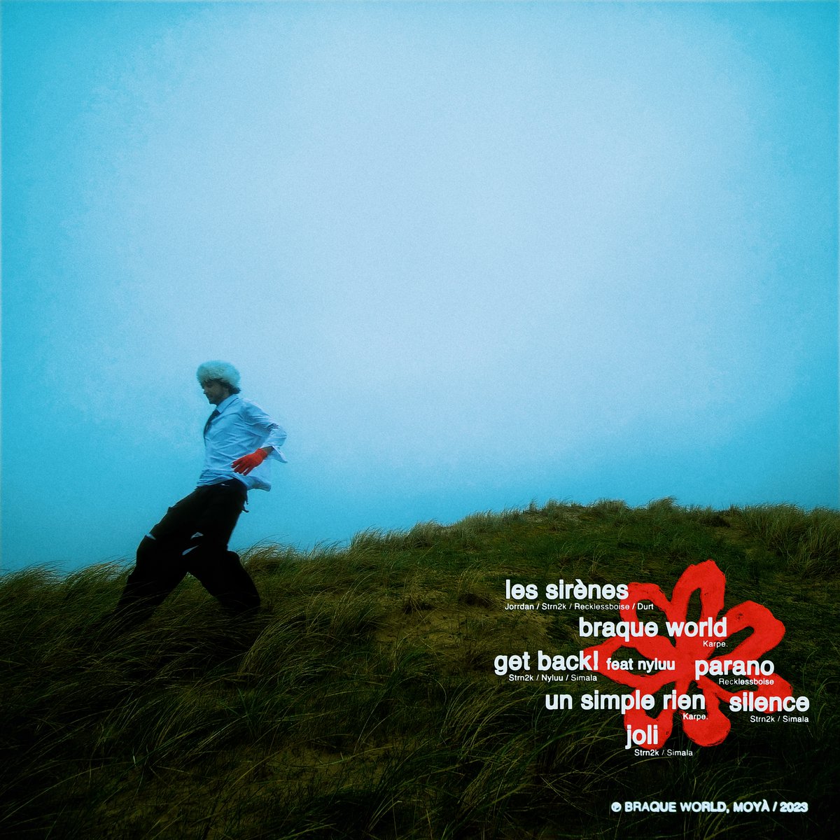 Toujours avec les mêmes frères <a href="/karpe_sounds/">karpe.</a>, Simala, les <a href="/recklessboise/">Recklessboise</a>, @strn2k et <a href="/arnoantton/">ARNO</a> pour toute la DA visuelle du projet, sans oublier <a href="/iamnotzazablv/">iamnotzazablv</a> qui se tue pour donner une autre dimension au projet - j’vous 🫶 vraiment et je vous dois beaucoup !