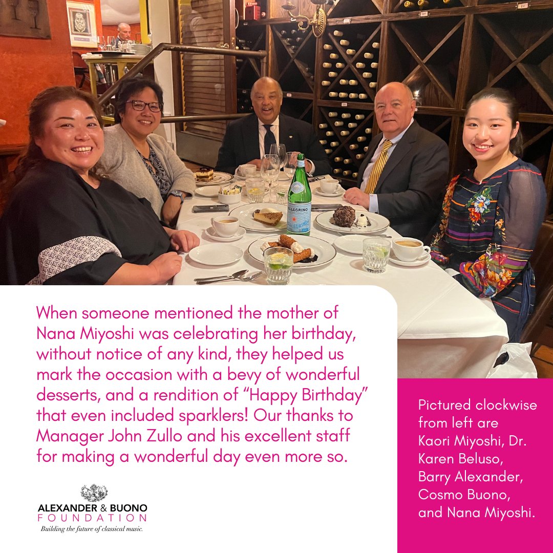 alexander_buono's tweet photo. Congratulations to all of the performers participating in our @AlexanderBuono Academy Student Recital Saturday, and thanks to the superb management and staff of @TrattoriaNY, a wonderful restaurant across the street from Carnegie Hall. #ClassicalMusic #Music #StudentRecital https://t.co/nE3tVwUXqW