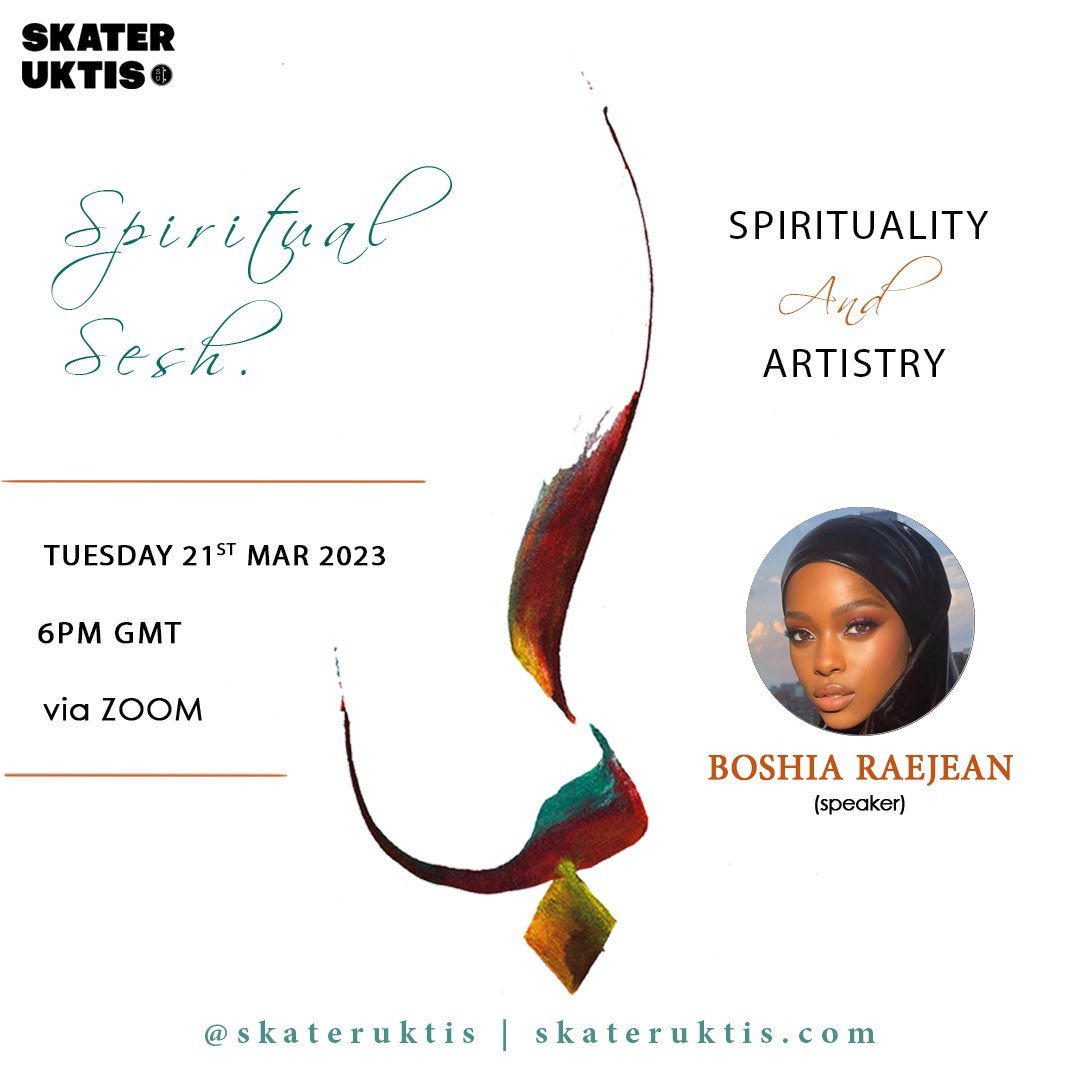 Tomorrow we have <a href="/BoshiaRaejean/">BASIRAH</a> coming through to deliver a WOMEN’S ONLY sesh on ‘Spirituality and Artistry’ ✨ DM / email us for the zoom link and spread the word!