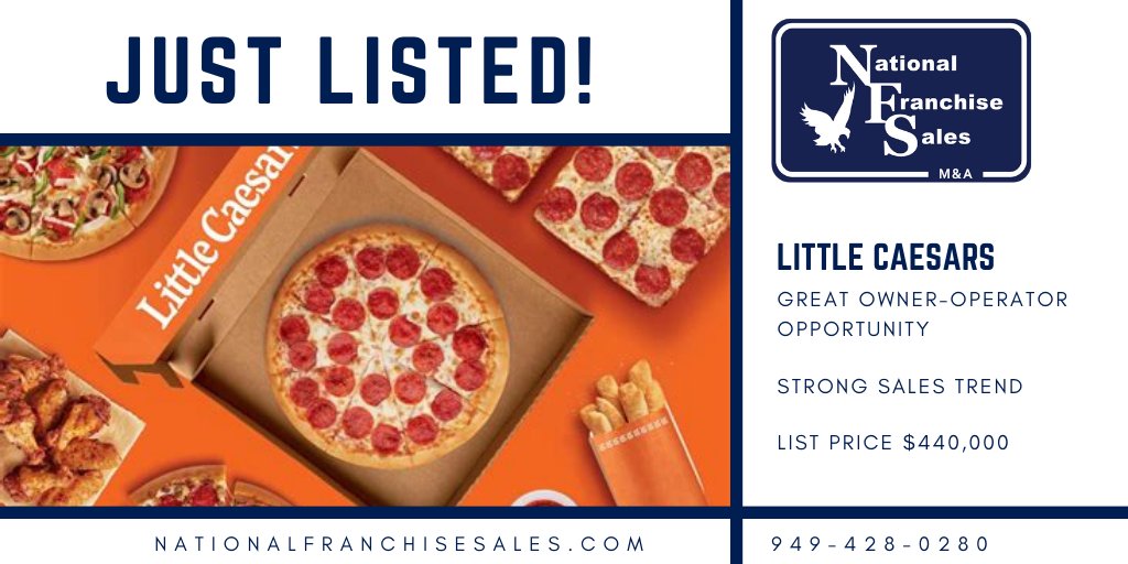 #Just Listed! #pizzafranchise
#franchiserestaurant #businessbroker  #pizza #beyourownboss #franchisee #businessgoals #entrepreneur #entrepreneurmindset #2023goals #businessownership