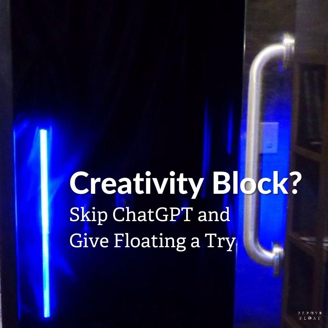 ZephyrFloat's tweet image. Did you know that floatation therapy is a better resource than ChatGPT for help with creative blocks? And we won't object to nudity! 

zephyrfloat.com/floatation

 #creativity #floatationtherapy #experienceescape #meditationspace  #kingstonny #hudsonvalley #hudsonvalleylife