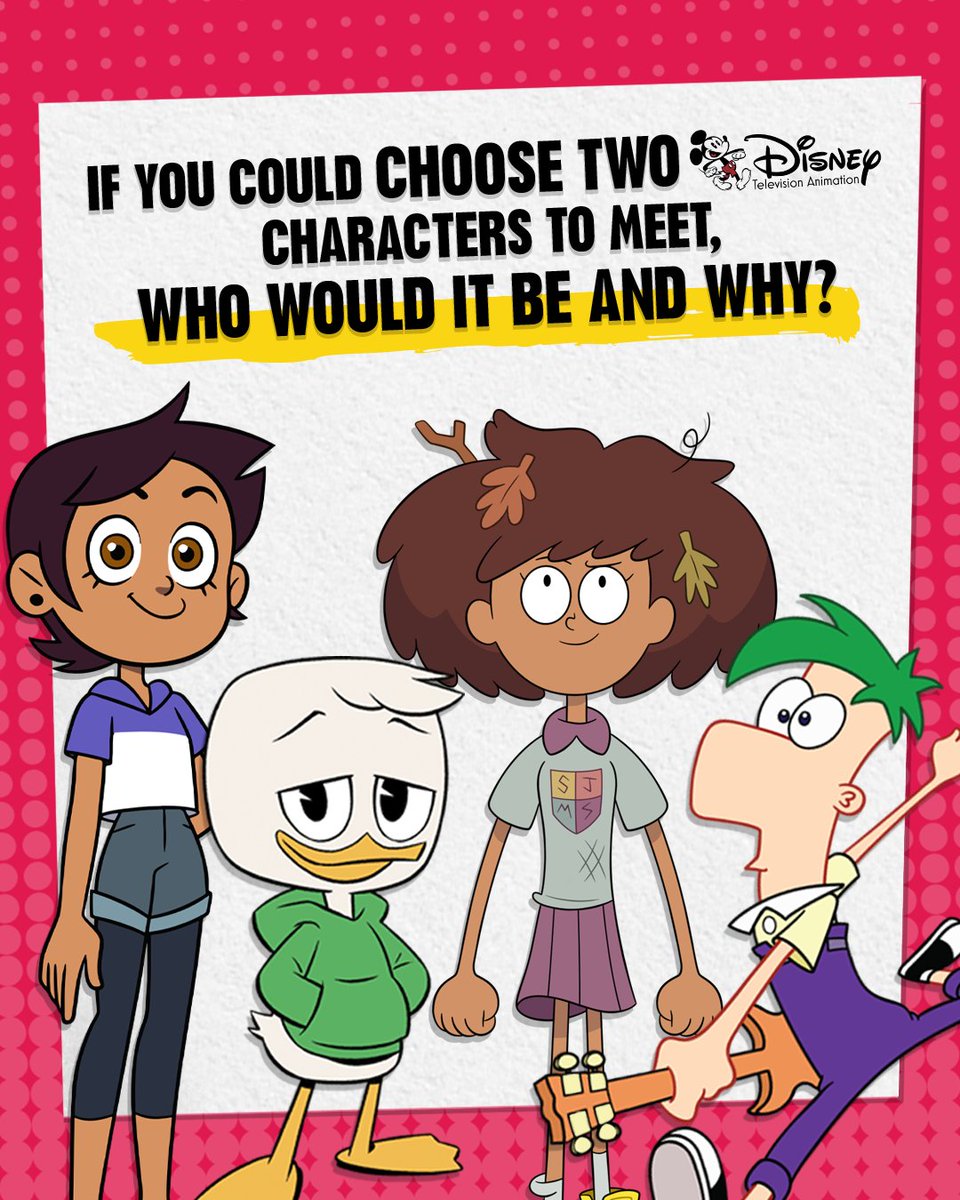 How are we meant to only choose two iconic #DisneyTVA characters? 😭