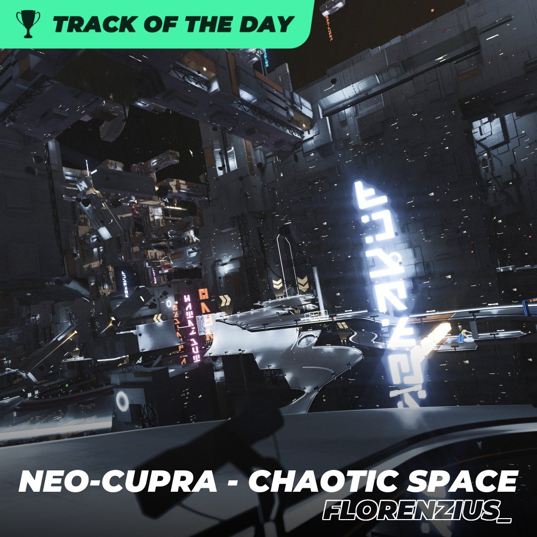 You can now drive on Chaotic Space, the new NEO-CUPRA track from Singularity, for free 🔥