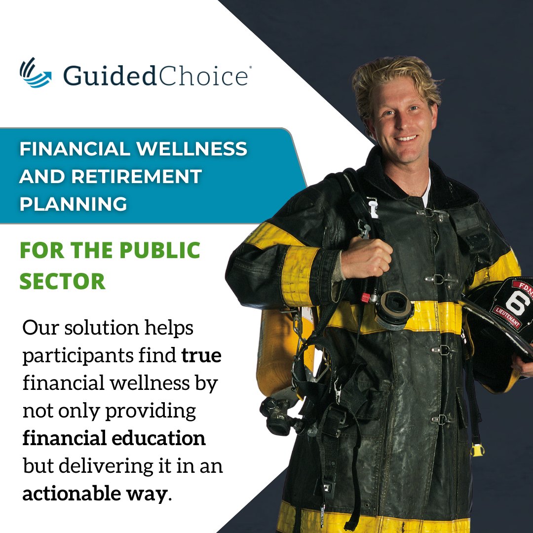 GuidedChoice's tweet photo. We provide government employees with a comprehensive understanding of their retirement outlook so that they can make better informed decisions. 

Learn more >>> https://t.co/TRX0xQsEiD https://t.co/JYxX1hS7sJ