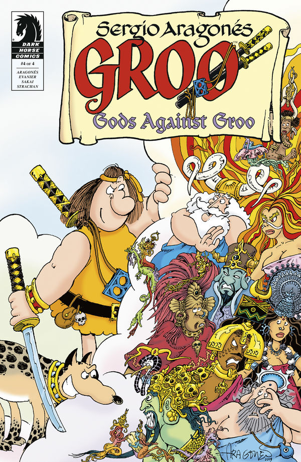 Dark Horse Comics (@darkhorsecomics) on Twitter photo The battle between gods and Groo comes to a close in this week's Groo: Gods Against Groo #4! Details: bit.ly/3FyrZkT
By @evanier, Sergio Aragonés, Carrie Strachan, <a href="/usagiguy/">Stan Sakai</a>, <a href="/OfficialGroo/">Groo The Wanderer</a> The battle between gods and Groo comes to a close in this week's Groo: Gods Against Groo #4! Details: bit.ly/3FyrZkT
By @evanier, Sergio Aragonés, Carrie Strachan, <a href="/usagiguy/">Stan Sakai</a>, <a href="/OfficialGroo/">Groo The Wanderer</a>