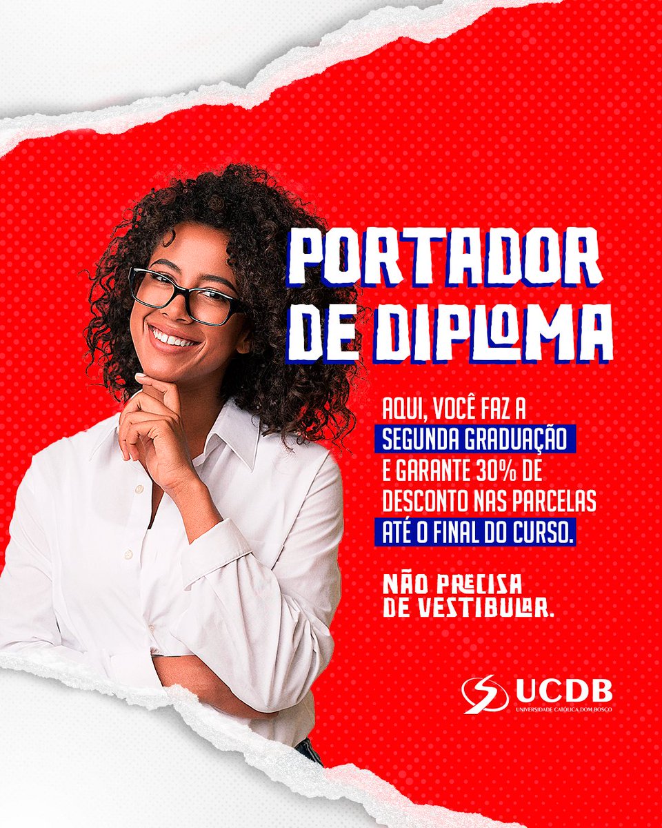 UCDBoficial's tweet photo. Fazer a segunda graduação com 30% de desconto em todas as mensalidades até o fim do curso? Só na melhor de MS! 🤩

📄 Consulte o regulamento em https://t.co/3xGUdu1JlF

#ucdb #serucdb #graduação #academicos #vestibular #portadordediploma https://t.co/yZOSFRxXx7