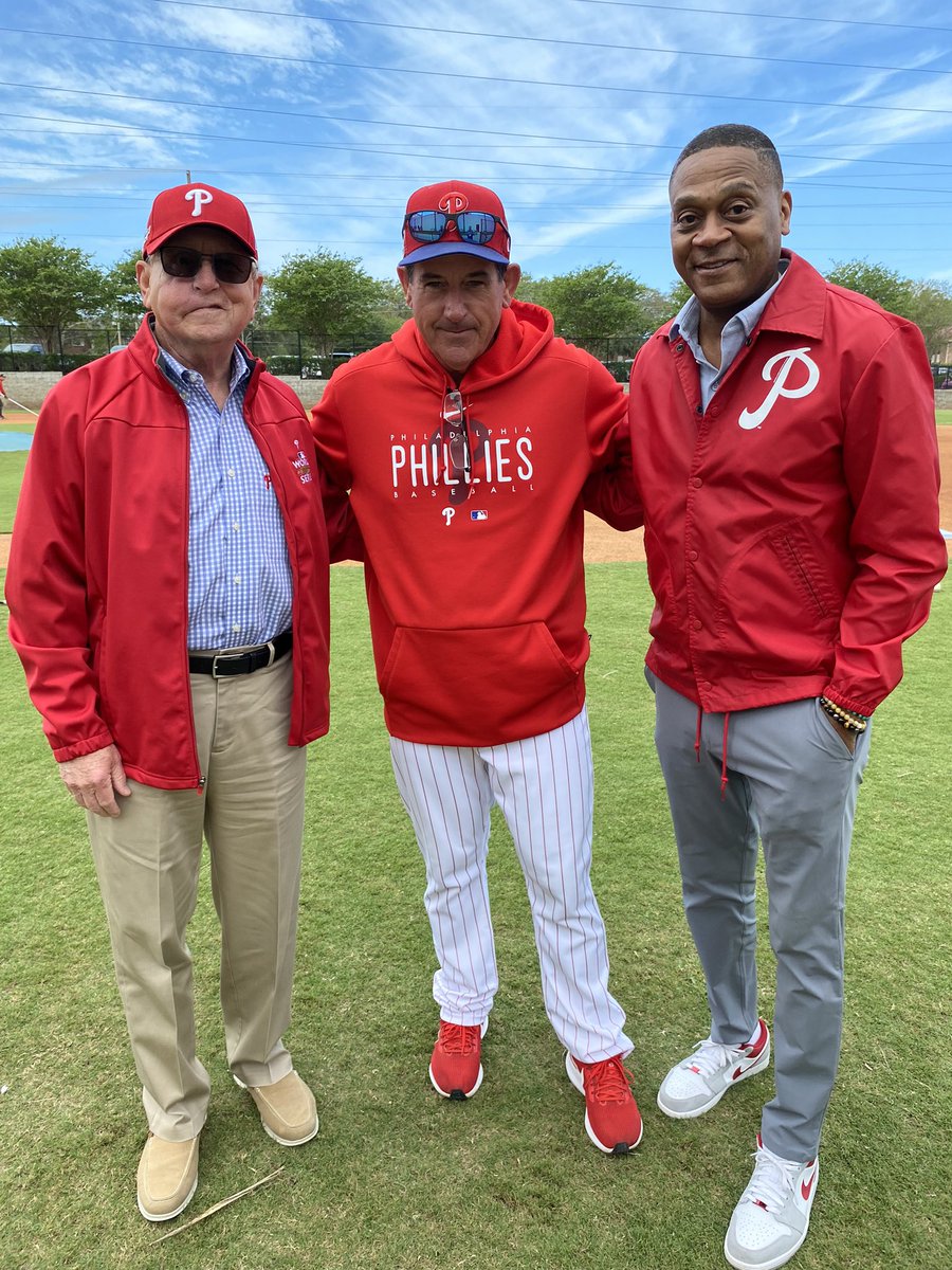 Dan Baker (@danbakerphils) on Twitter photo A beautiful day down in Clearwater! Always great to spend time with #Phillies manager, Rob Thomson and the wonderful <a href="/richrdallen2/">Richard Allen Jr.</a>! Can’t wait to see everyone in just 17 days! Go Phillies! A beautiful day down in Clearwater! Always great to spend time with #Phillies manager, Rob Thomson and the wonderful <a href="/richrdallen2/">Richard Allen Jr.</a>! Can’t wait to see everyone in just 17 days! Go Phillies!
