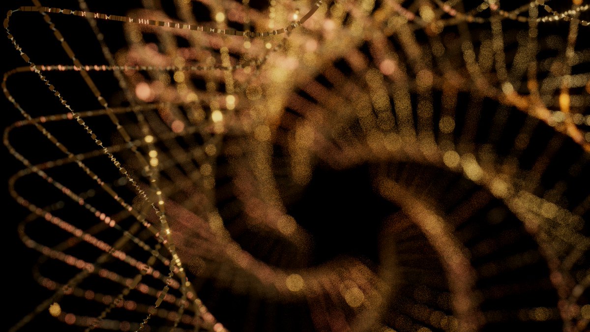 rmadesigntv's tweet photo. Infinite spirals of flashes of light, generate that optical illusion of depth and infinity!!!!🔥✨
#particlessimulation #3dsimulation #particles #vfx #vfxartist #3dart #3d #vfxartist #digitalartist #artoftheday #creativeart #houdini https://t.co/3KvgHsVJly