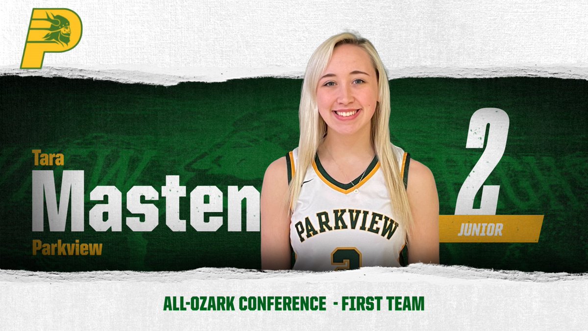 Congratulations to Tara Masten for being named to All-Ozark Conference - First Team