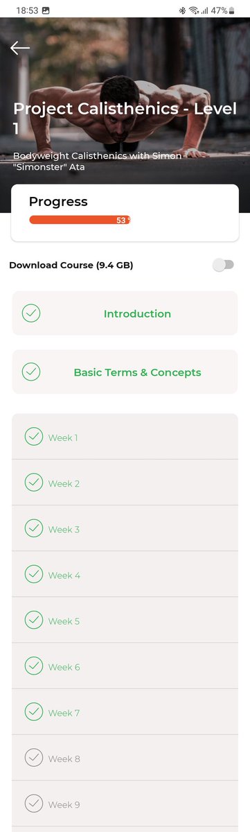 kvegh's tweet photo. Someone better congratulate me

Started week 8 in Calisthenics Level 1. 
Also, found at last a usecase for splitscreen appdisplay. 

#calisthenics #training #workout #mentalhealth #simonster #fitapp https://t.co/cXYQAg2BZB