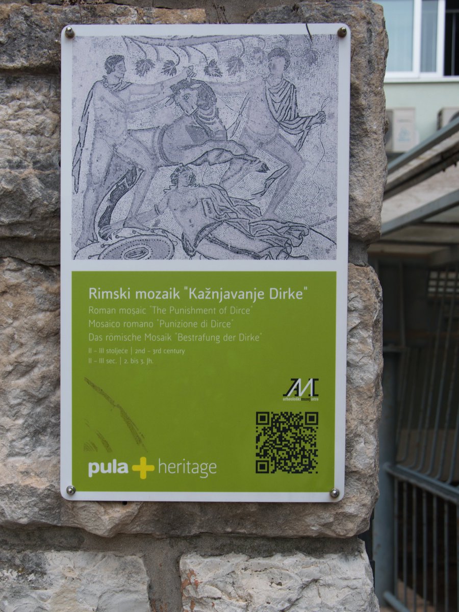 SeimenBurum's tweet photo. Behind bars...
#MosaicMonday The Punishment of Dirce in #Pula #Croatia #Romantimes https://t.co/6zrOhWVQJJ