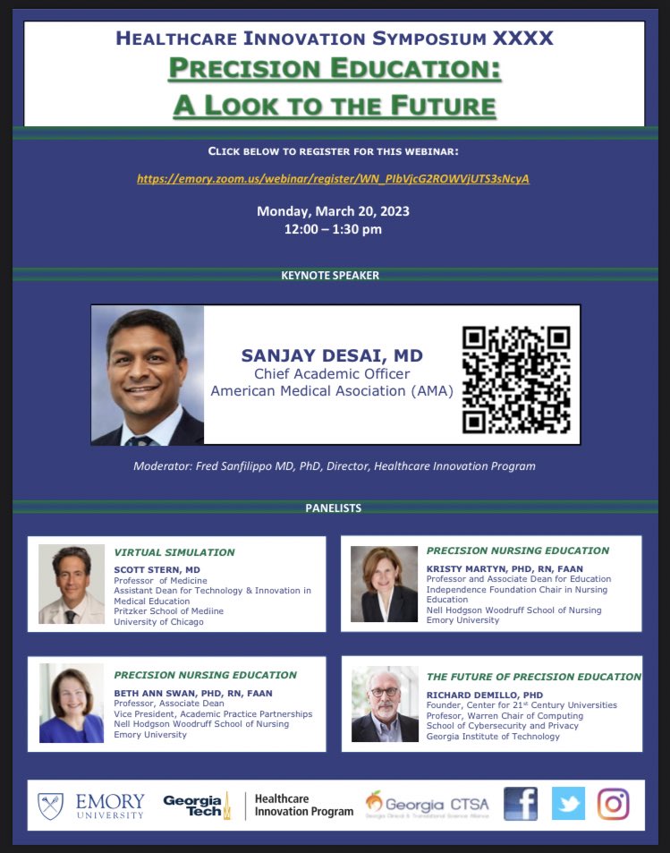 HIP_Emory's tweet photo. Wrapping up symposium on Precision Education visit https://t.co/dP2MhtTZvs for details. https://t.co/KljaQTINUH