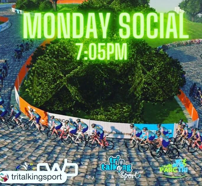 #Repost @tritalkingsport
・・・
🚴‍♀️The Monday social <a href="/gozwift/">Zwift</a> spin with <a href="/rwbcycling/">Team Racing Without Borders</a> and PARC Tri rolls out at 7:05pm on Libby Hill! 

🌟<a href="/primedcoaching/">Oliver Harkin</a> will be on hand to share stories and highlights of the camp in Lanzarote last week

▶️Sign up on the … instagr.am/p/CqBSFpTs41A/