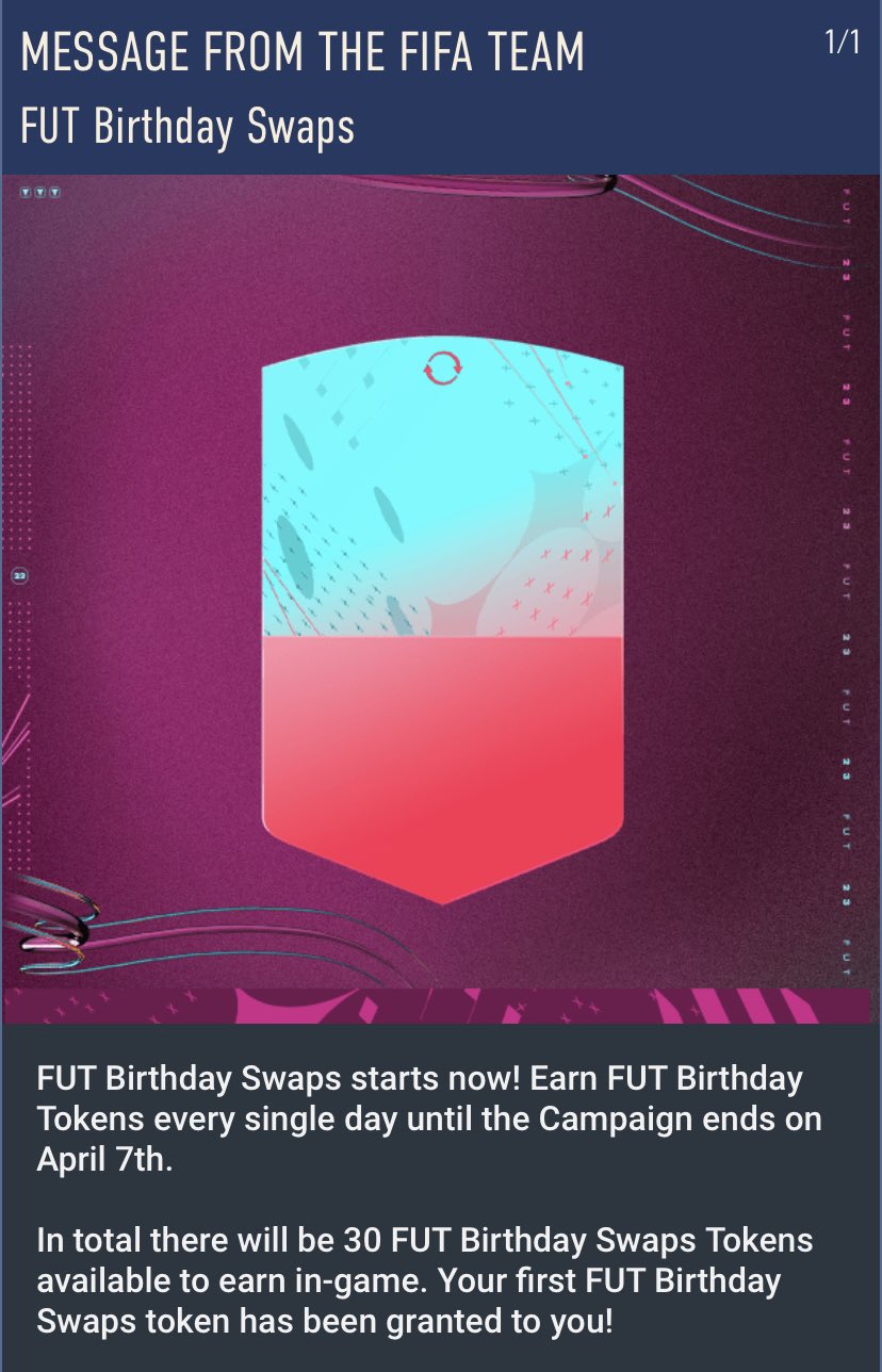 FUT Mentor on X: "FUT Birthday Swaps is starting ✓ https://t.co/odZ3gxdyH3" / X
