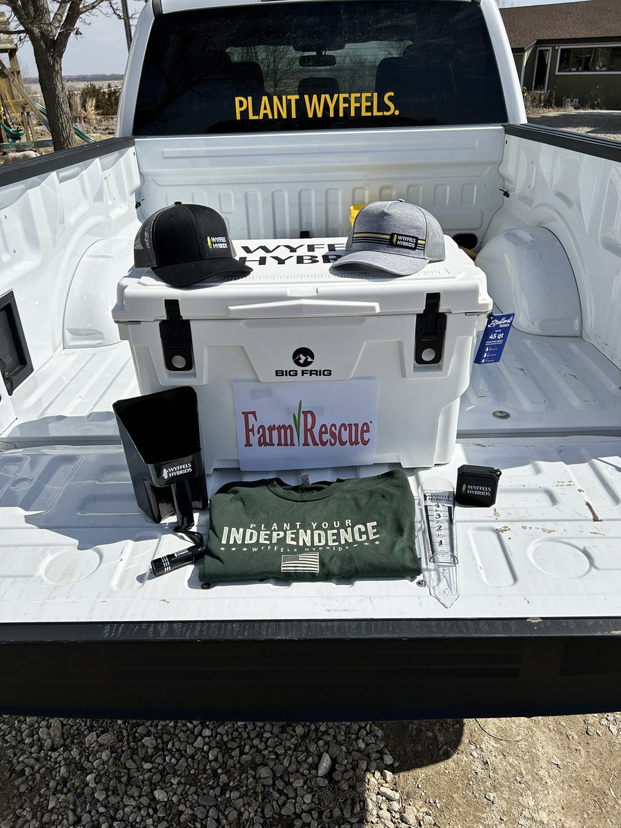 2023 Cerro Gordo County Ag Breakfast is this Thursday.  Come donate to support #FarmRescue and be entered for a chance to win this Big Frig cooler from #Wyffels!