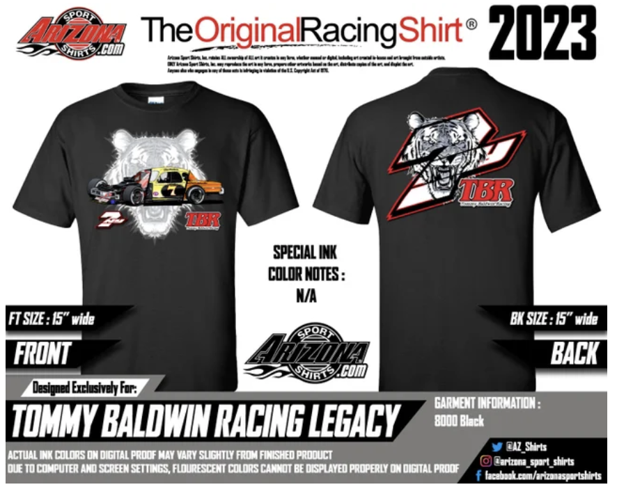 Tommy Baldwin Racing tweet media