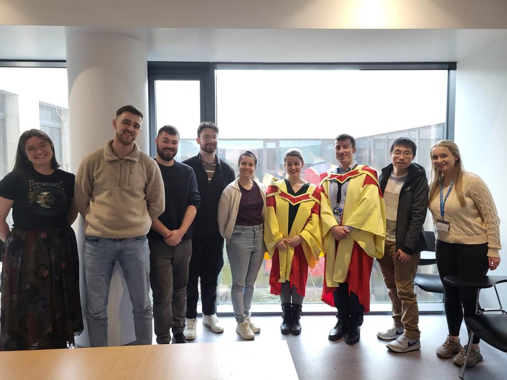 TCD Medical Gerontology (@tcdgerontology) on Twitter photo Today, our Head of Discipline @ProfOrtuno presented our Ussher Assistant Professor in InflammAging <a href="/NollaigBourke/">Nollaig Bourke</a> with her own academic gown, in the presence of her lab members. This is how we celebrate achievement of academic tenure in our Discipline. Congratulations Nollaig!!🥳 Today, our Head of Discipline @ProfOrtuno presented our Ussher Assistant Professor in InflammAging <a href="/NollaigBourke/">Nollaig Bourke</a> with her own academic gown, in the presence of her lab members. This is how we celebrate achievement of academic tenure in our Discipline. Congratulations Nollaig!!🥳