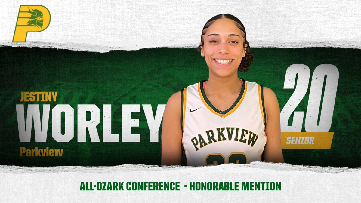 Congratulations to Jestiny Worley for being named to All-Ozark Conference - Honorable Mention