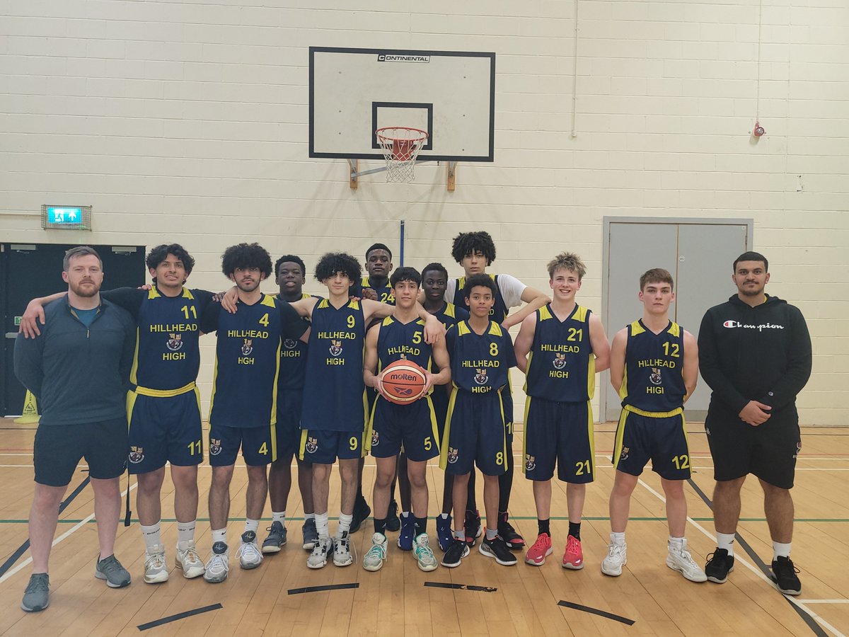 Another basketball victory! Well done to our U18 boys team on their 104-64 victory over Eastwood in the Glasgow League final!