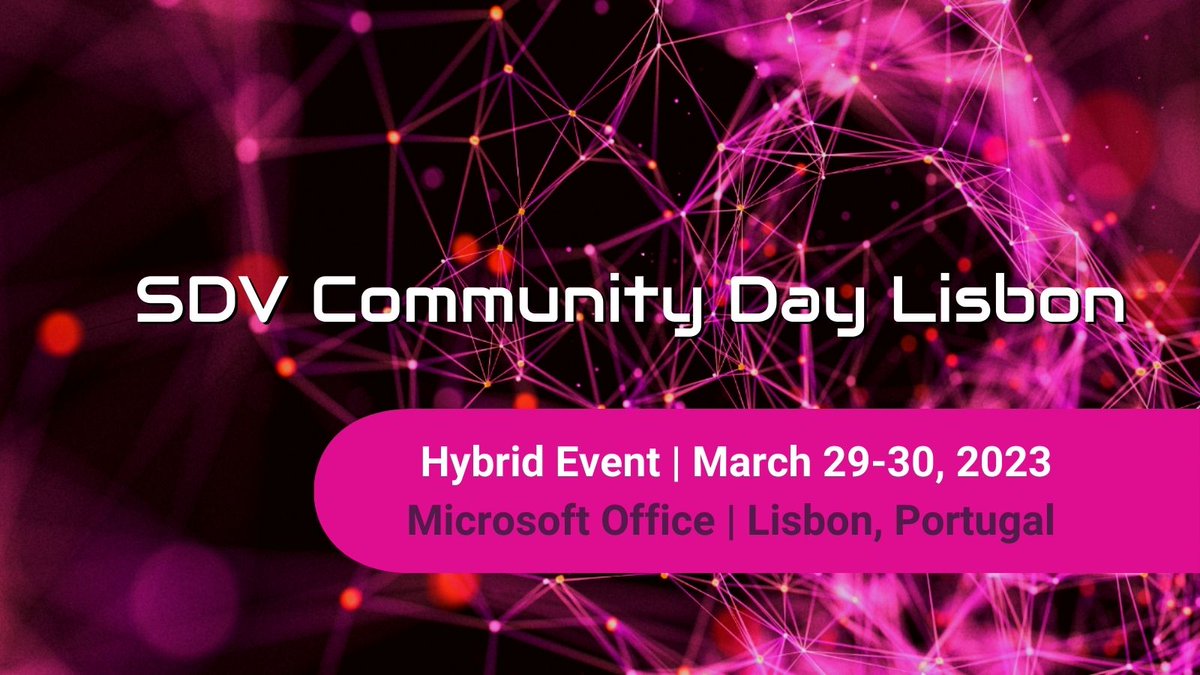 SDVeclipse's tweet photo. SDV Community Day is coming soon! Check out the agenda to learn more about the Speakers and their presentation talks https://t.co/glVgzPkM9e #opensource #drivenbycode #SoftwareDefinedVehicle #SDV #communityday #codefirst #sdvcommunityday #sdvlisbon https://t.co/eOx3IfrJEo