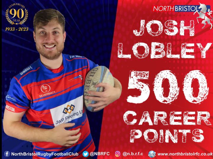 He kicked 4 conversions in the Mens 1st XV win at Southmead on Saturday, taking <a href="/theonlylobley/">Josh Lobley</a> to 5️⃣0️⃣0️⃣ career points for the club! 

1️⃣2️⃣0️⃣games
6️⃣tries
1️⃣7️⃣2️⃣conversions
4️⃣2️⃣penalty goals
5️⃣0️⃣0️⃣points