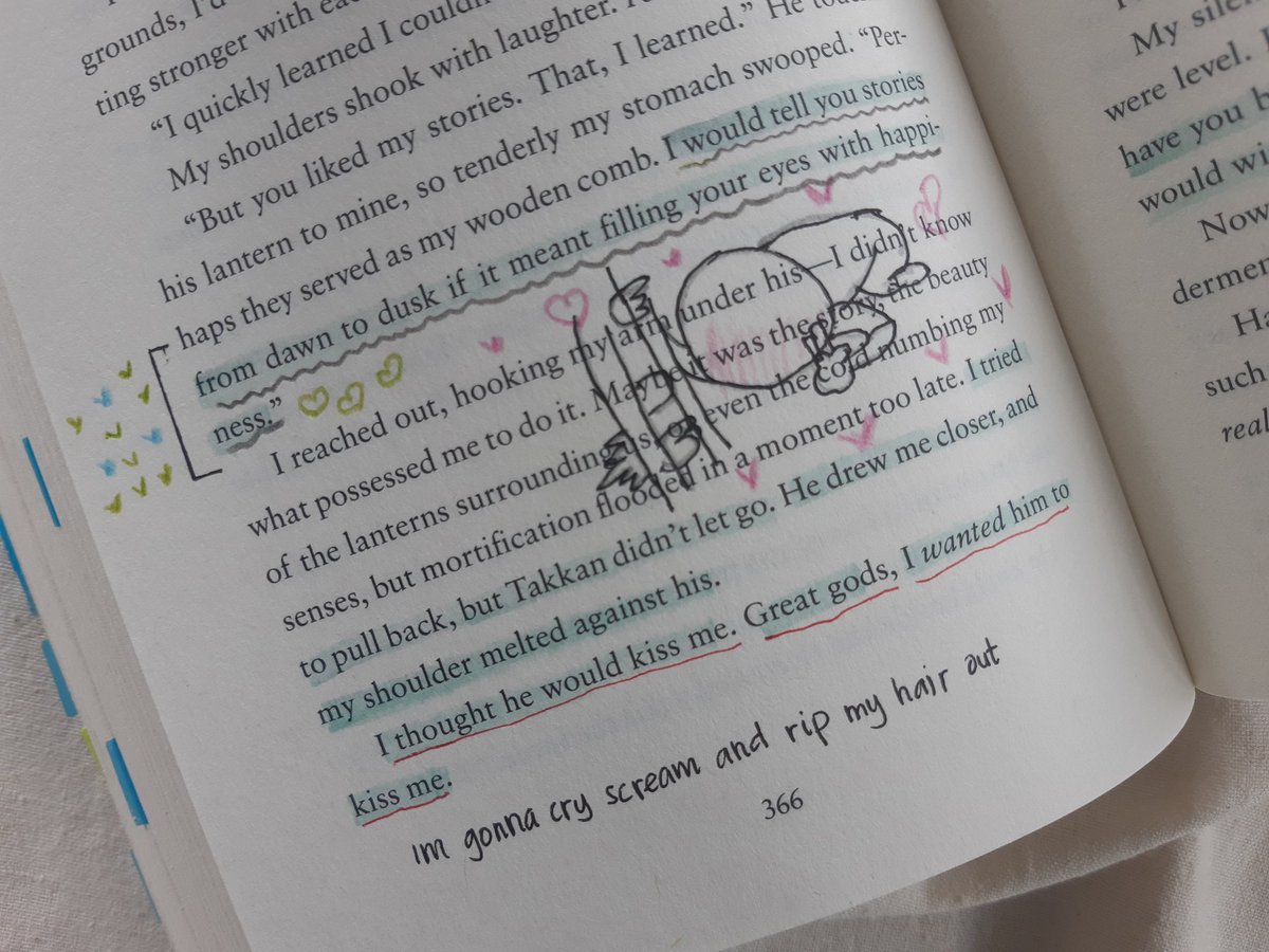 readbyuna's tweet photo. “i would tell you stories from dawn to dusk if it meant filling your eyes with happiness.” 

— six crimson cranes by elizabeth lim. https://t.co/St7fhf2tRk