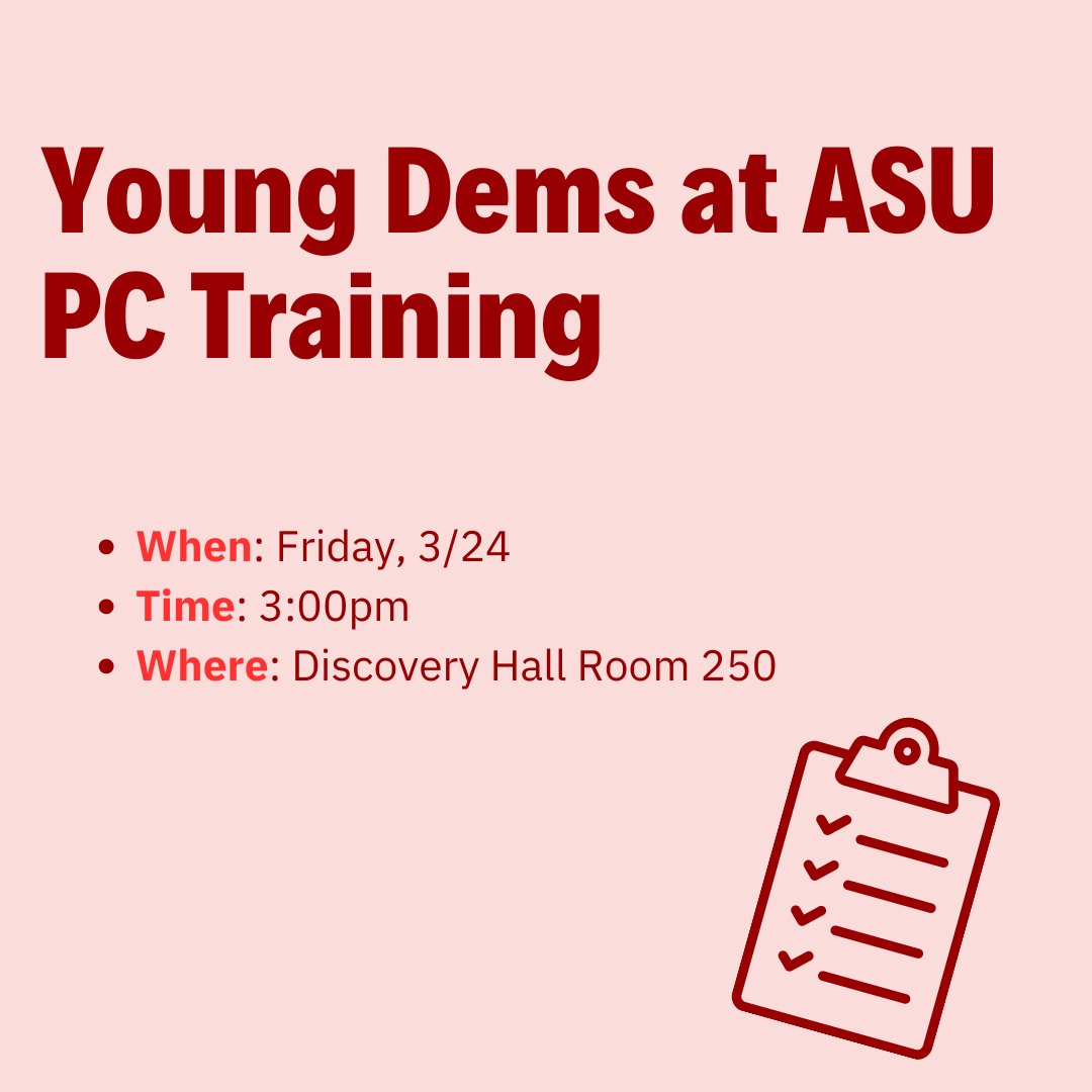 ASU Young Democrats tweet media