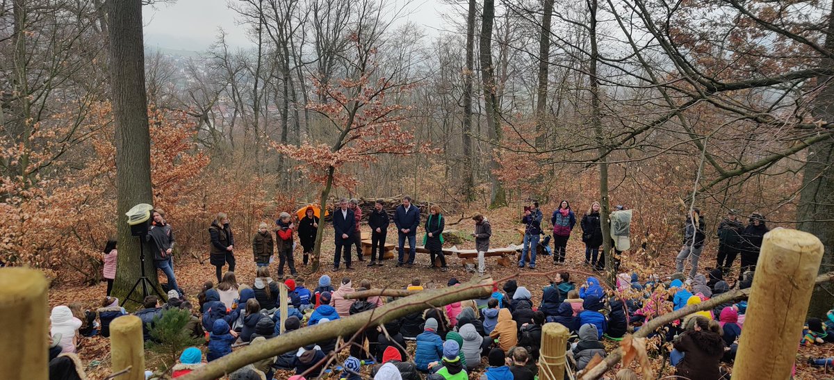 Einwihung Waldklassenzimmer #draussenunterricht #bne #odenwald