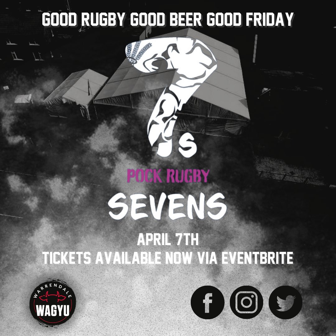 🚨GET YOUR TICKETS🚨

Good Friday (April 7th) we are back once again.

Tickets available via Eventbrite - eventbrite.co.uk/e/pock-7s-tick… 

#pock7s #prufc #takemehome