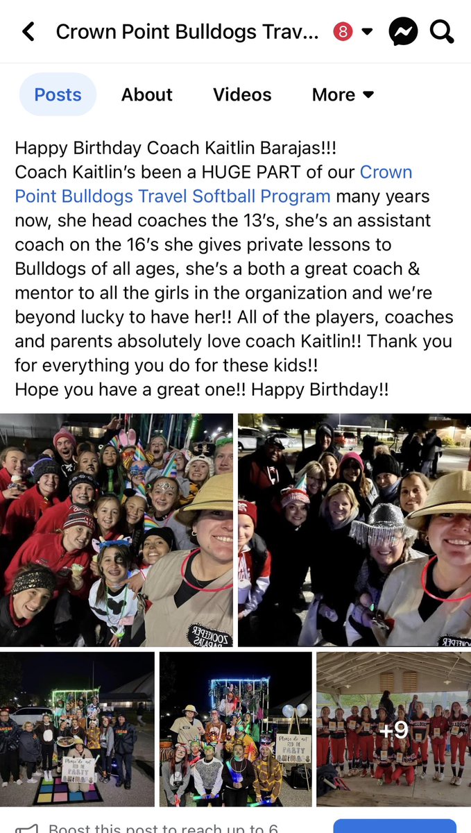 cpdogs_reiser's tweet photo. Happy late Birthday @KaitBarajas we love everything you do for us and we hope you had a great day coach https://t.co/ki9C6J5CIM