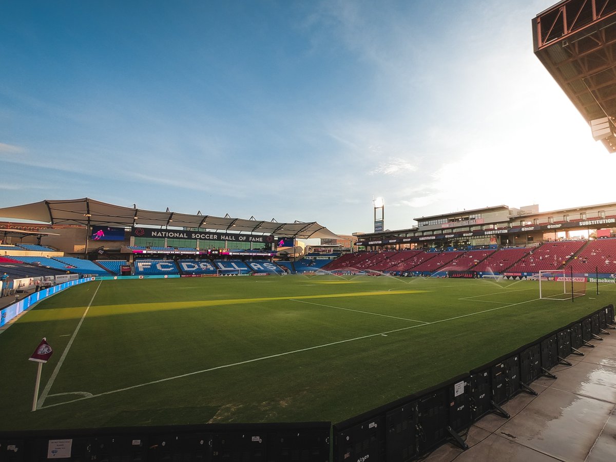 visitfriscotx's tweet photo. The Dallas Metroplex, including Frisco, Dallas, Fort Worth, and Arlington, has been named the Best Sports Business City in America by @sbj. #SportsCityUSA is proud to play a role in the region achieving this designation.

https://t.co/j92WZgV8zV https://t.co/9IUXWzEIHO