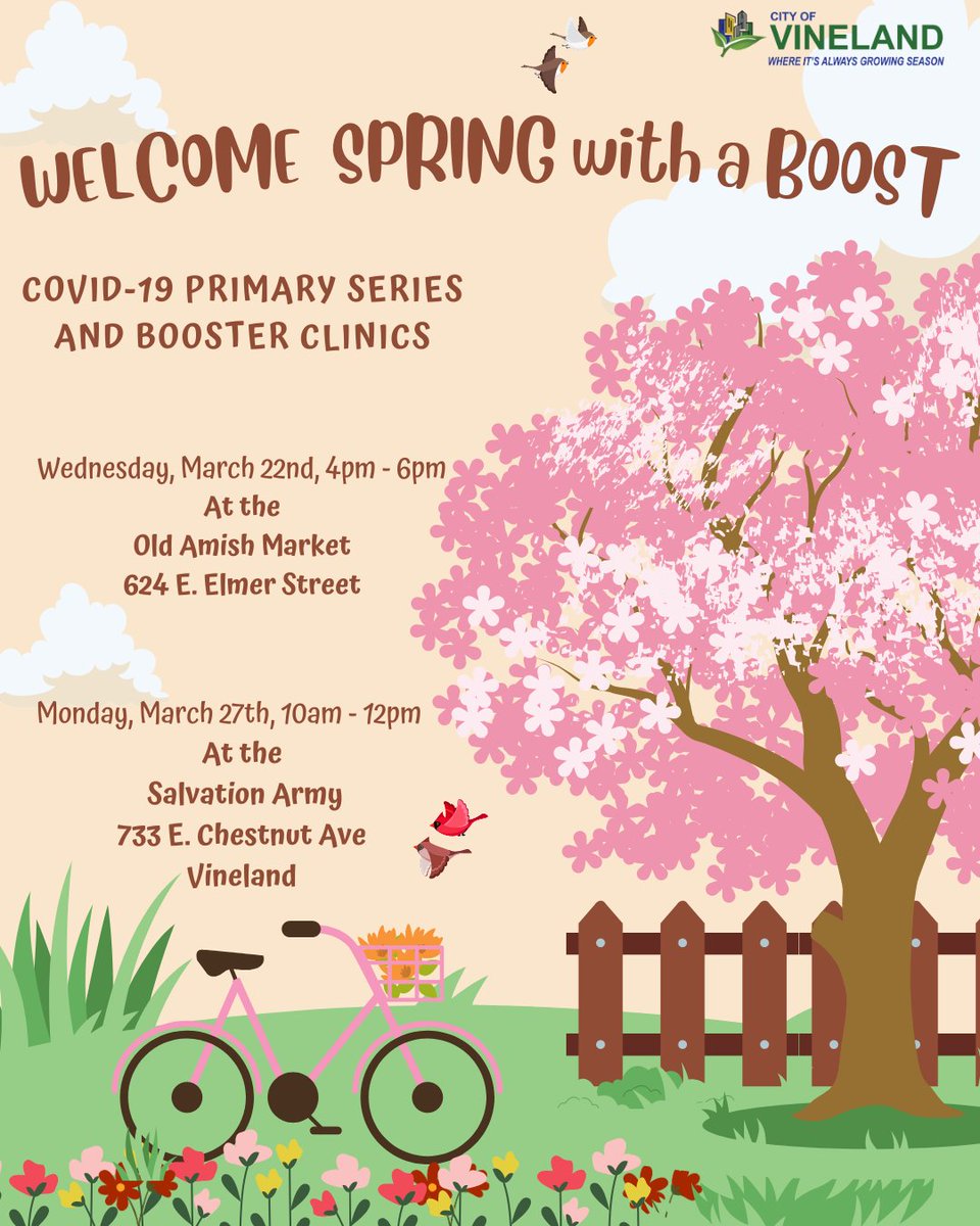 Vineland Health Dept (@vldhealth) on Twitter photo 