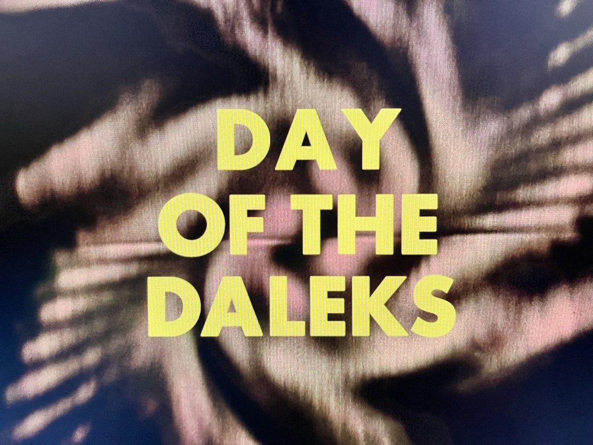 NottmTARDIS's tweet photo. ‘A mysterious attack on a high-ranking diplomat…savage guerrillas who vanish into thin air…ape like monsters in pursuit-and behind it all are the Doctor’s deadliest enemies” it’s season 9 it’s Day of the Daleks episode 1 #DailyWho #RunningThroughCorridors https://t.co/nsU3B4odJn