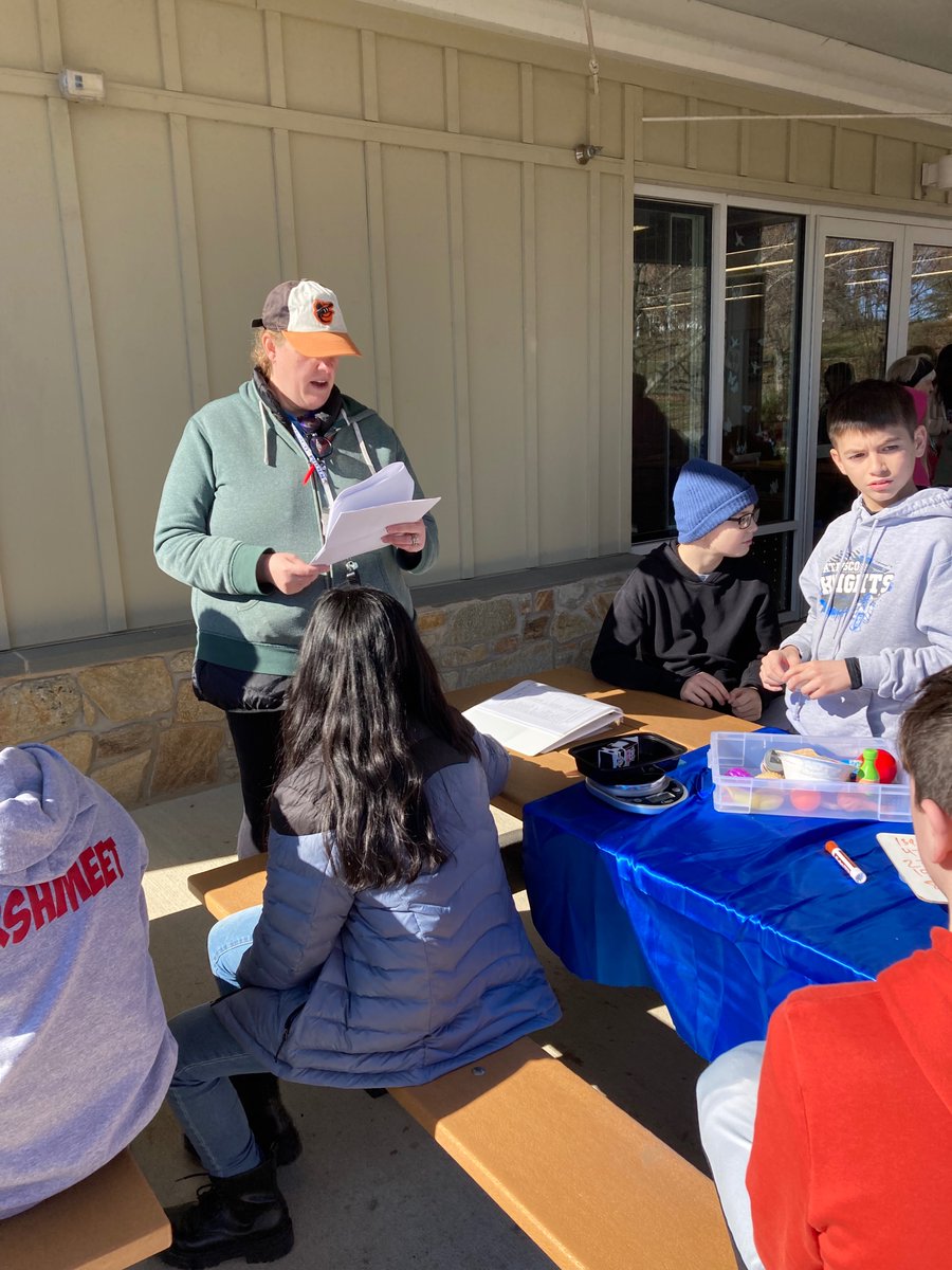 AnnStrozyk's tweet photo. @hcpss_pms Came out today on the first day of spring to dive in deep with climate action: how can you change your carbon footprint? Great day with wonderful students, teachers and parents! Plus- we had our first principal visit this year!! https://t.co/VFcsqBggrK