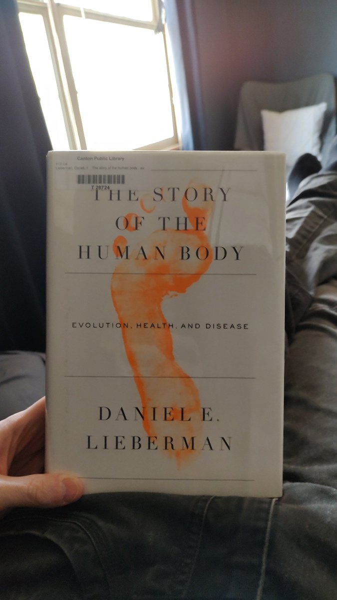 AustinHanks1's tweet photo. Just finished The Story of the Human Body by Daniel Lieberman. iteresting and enlightening to think about humanity from its beginning until now. This book has me seriously looking at my own behaviors. It makes me glad to think my son will be a better, more evolved version of me. https://t.co/4BBWJTV67D