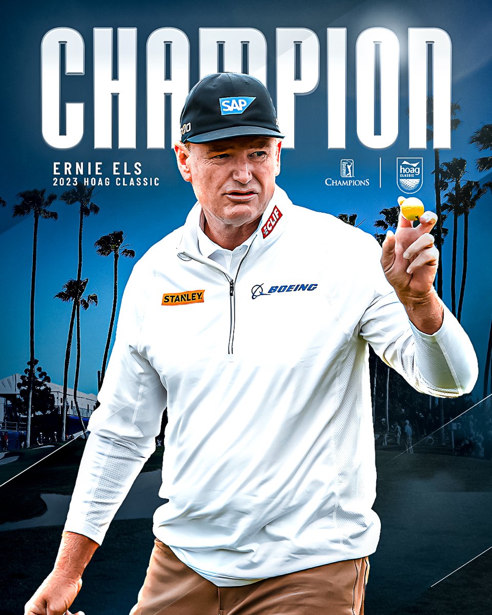 SAP's tweet photo. Congratulations to our ambassador @TheBig_Easy on another win at the #HoagClassic! 🏆🏌️‍♂️ https://t.co/ZooEf8EjOA