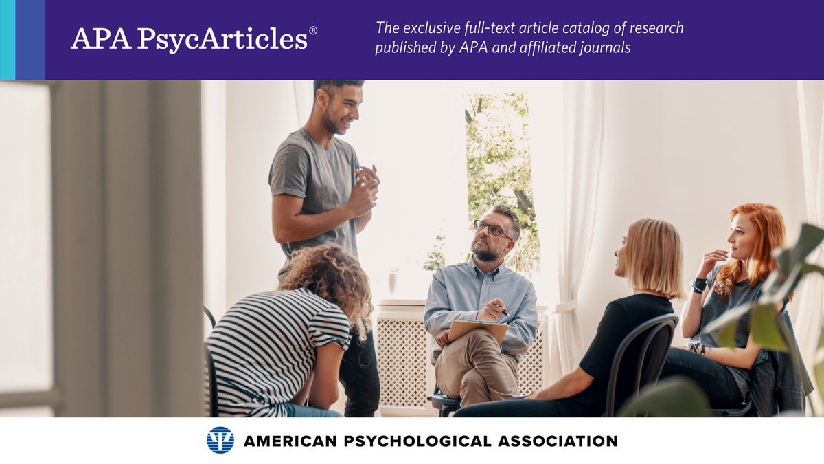 APA_Databases's tweet image. Discover the latest special issues available in APA PsycArticles, including deep dives into #addictivebehavior, theory and methods for #diversity, #equity, and #inclusion sciences, and much more: bit.ly/3mmVa3I