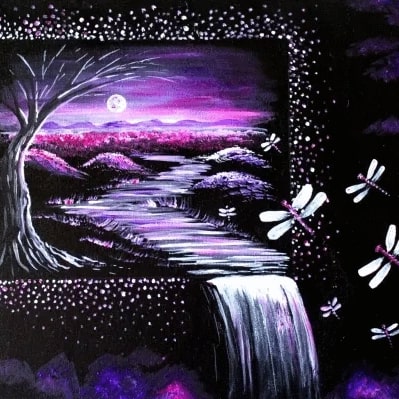 RetroPlayHere's tweet photo. Updated.. new paint nights scheduled...  

Streetlight painting Tuesday March 21st at 6:30pm  seat available 

Dragonfly Waterfall  Sunday March 26th at 2pm 

$40 per painter all ages welcome all supplies included ! Book online https://t.co/bKmGhXUopo  or call 780-679-2245 https://t.co/E5co2W9a0O