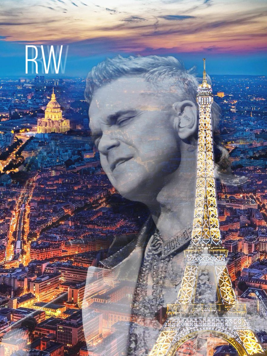 Oh my goodness 😍❤️
He's ready Paris 🇫🇷
Thinking of you having the time of your life @HUGEFANROBBIE 🎉💞
This is for you 🤪 x x

@robbiewilliams #robbiewilliams
#XXVTOUR #XXVLIVE #paris