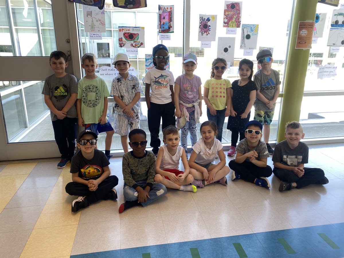 MrsSHill's tweet photo. Some of the grade 1s at @stgcatholic are very ready for summer weather! Goodbye Winter! https://t.co/dJfmyVzyvl