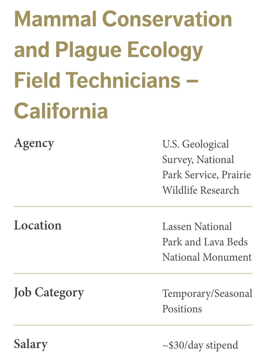 Pay_Your_Techs's tweet photo. Days are at least 8 hours, so pay is around $3.75/hr. Trailers might be provided for housing. This is a dangerous job and should be fairly compensated. Don't apply! @USGS #PayYourTechs https://t.co/bBJTIjbhn2